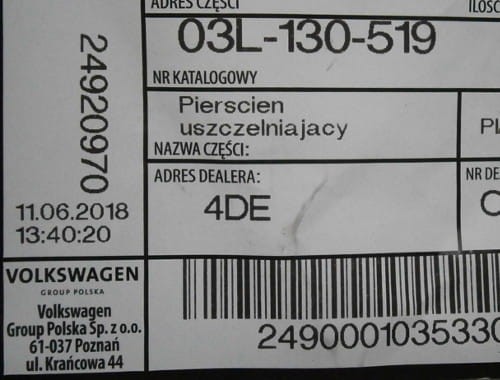 etykieta produktu