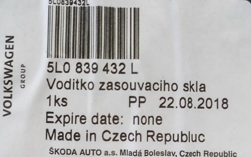 etykieta produktu