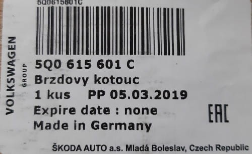 etykieta produktu