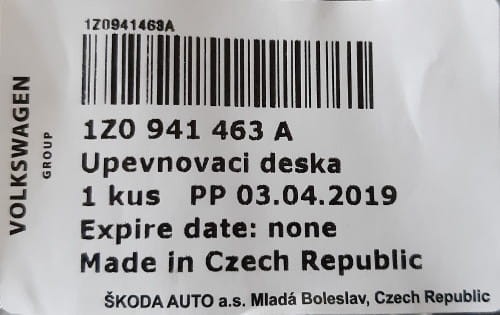etykieta produktu