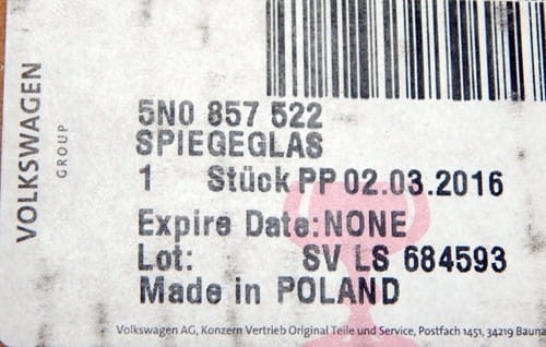 etykieta produktu