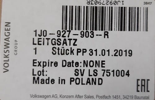 etykieta produktu