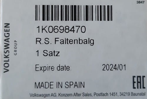 etykieta produktu