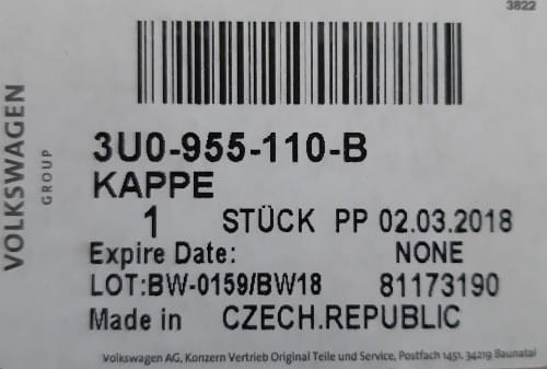 etykieta produktu