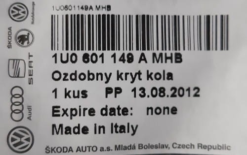 etykieta produktu