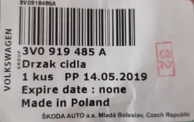 etykieta produktu