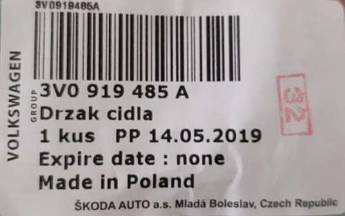 etykieta produktu