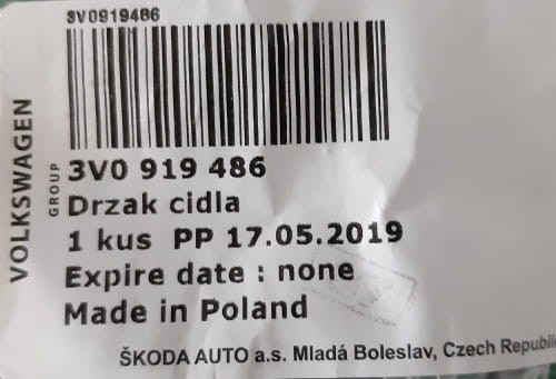 etykieta produktu
