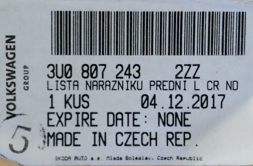 etykieta produktu