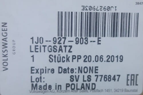 etykieta produktu