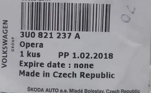 etykieta produktu