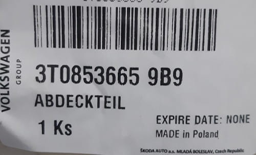 etykieta produktu