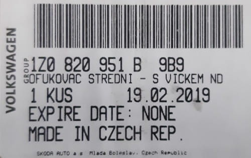 etykieta produktu