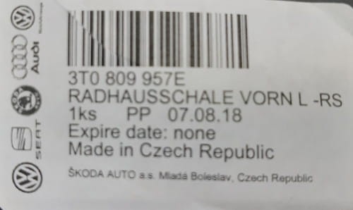 etykieta produktu