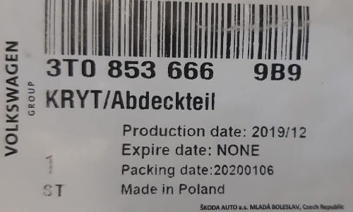 etykieta produktu