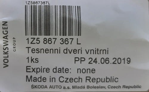 etykieta produktu