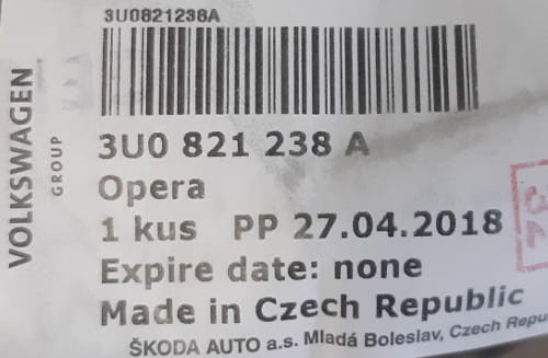 etykieta produktu