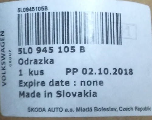 etykieta produktu