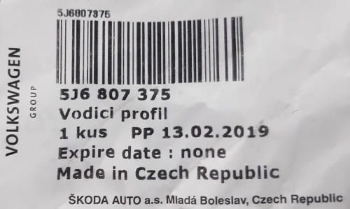 etykieta produktu