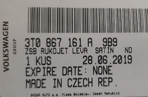 etykieta produktu
