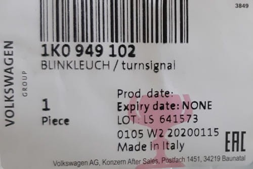 etykieta produktu