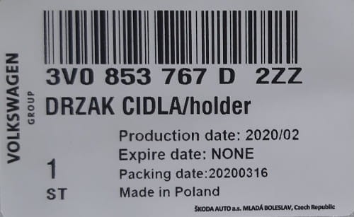 etykieta produktu