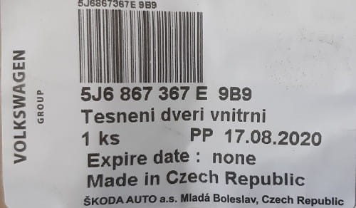 etykieta produktu