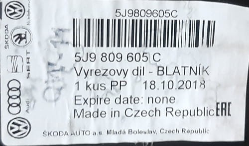 etykieta produktu