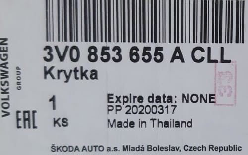 etykieta produktu