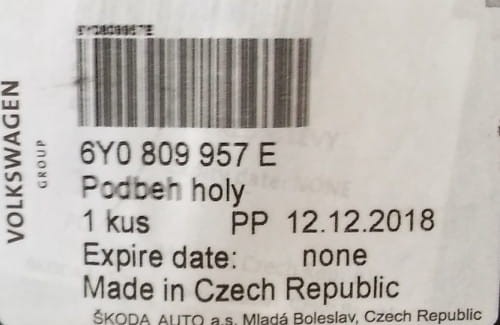 etykieta produktu