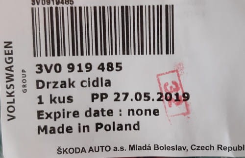 etykieta produktu