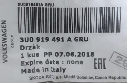etykieta produktu