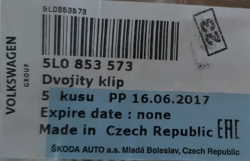 etykieta produktu