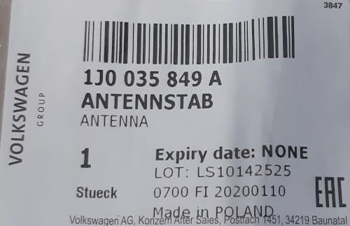 etykieta produktu