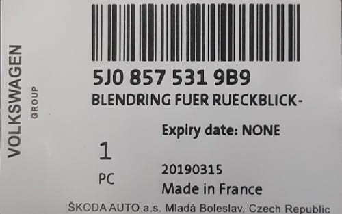 etykieta produktu