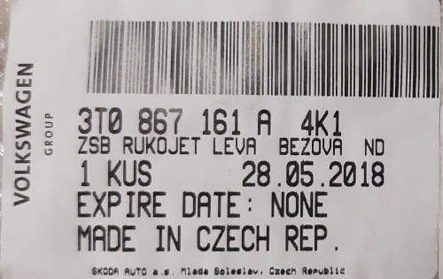 etykieta produktu