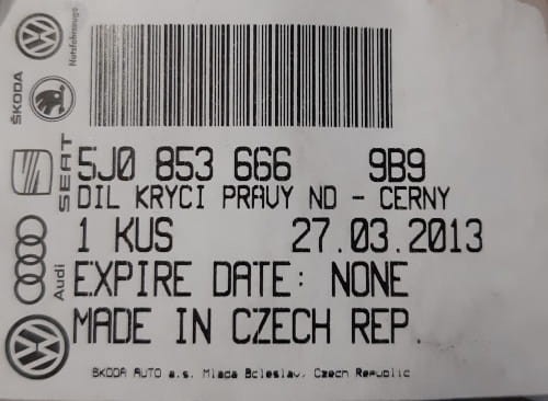 etykieta produktu