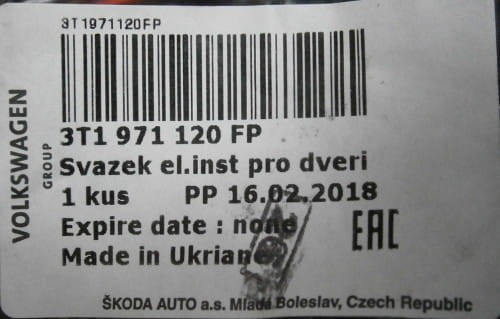 etykieta produktu
