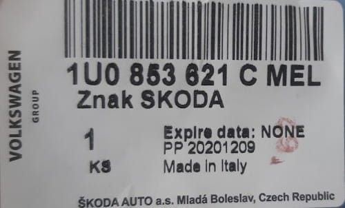 etykieta produktu
