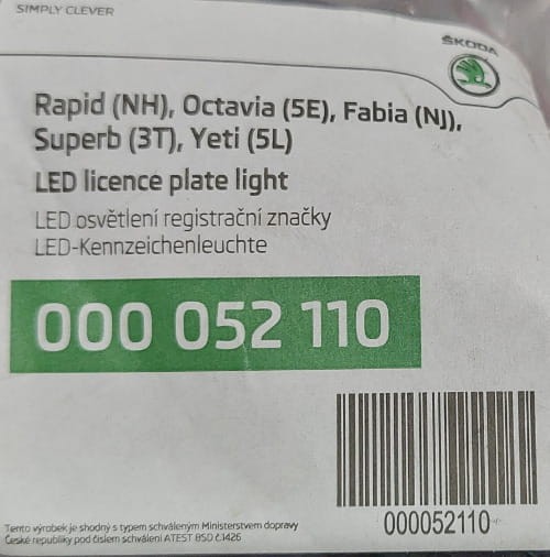 Etykieta produktu