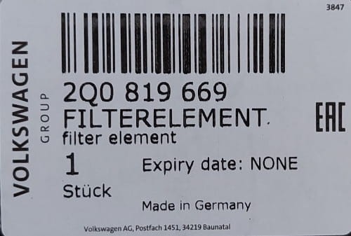 etykieta produktu