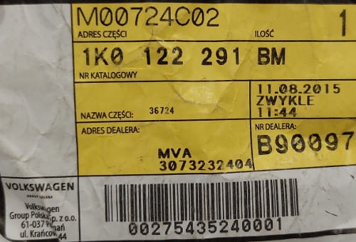 etykieta produktu