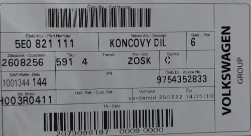 etykieta produktu