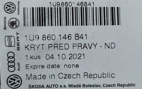 etykieta produktu