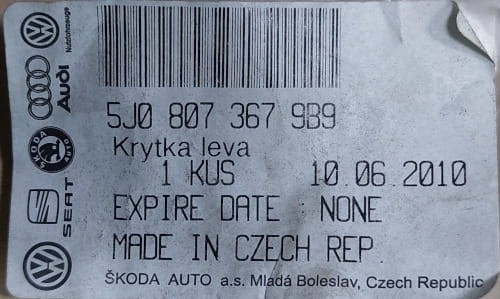 etykieta produktu
