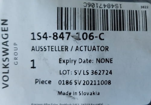etykieta produktu