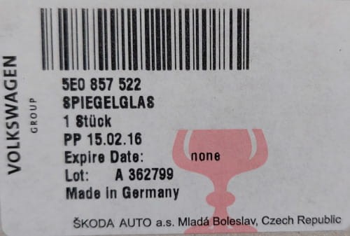 etykieta produktu
