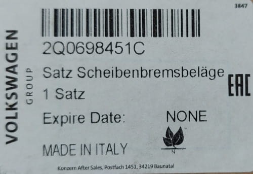 etykieta produktu
