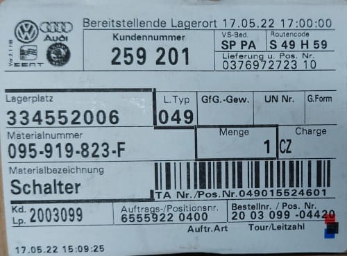 etykieta produktu
