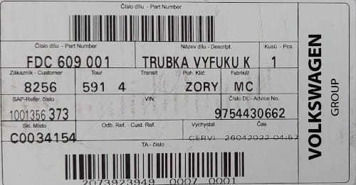 etykieta produktu